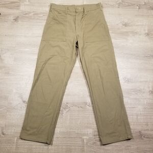 Stan Ray Carpenter Fatigue Pants Made In USA Mens Size 32x30 Tan Khaki